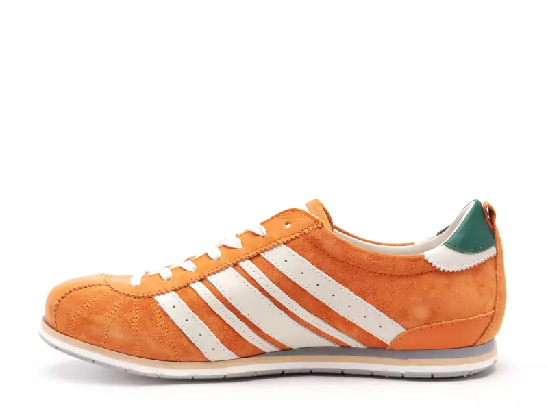 Kamogutsu TIFO 046 Orange Baskets Basses Homme
