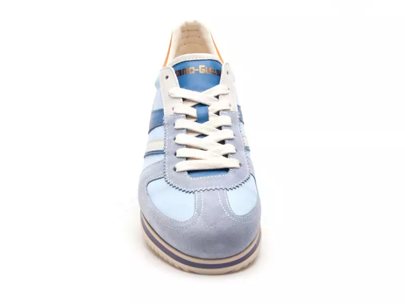 Kamogutsu GIRO 005 Bleu Baskets Basses Homme