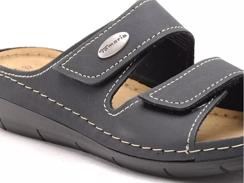 Tamaris 27510 41 Bleu Mules et Sabots à Talons Femme