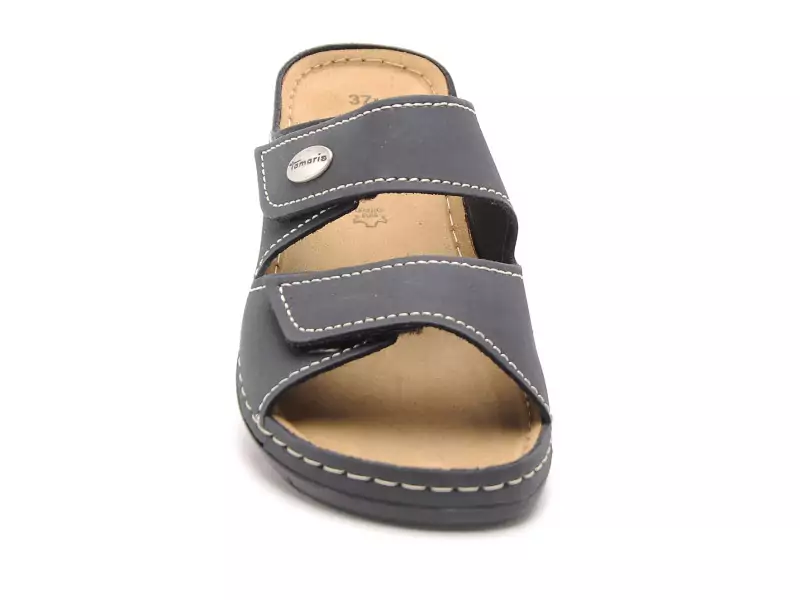 Tamaris 27510 41 Bleu Mules et Sabots à Talons Femme