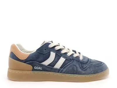GOAL Bleu Baskets Basses Homme