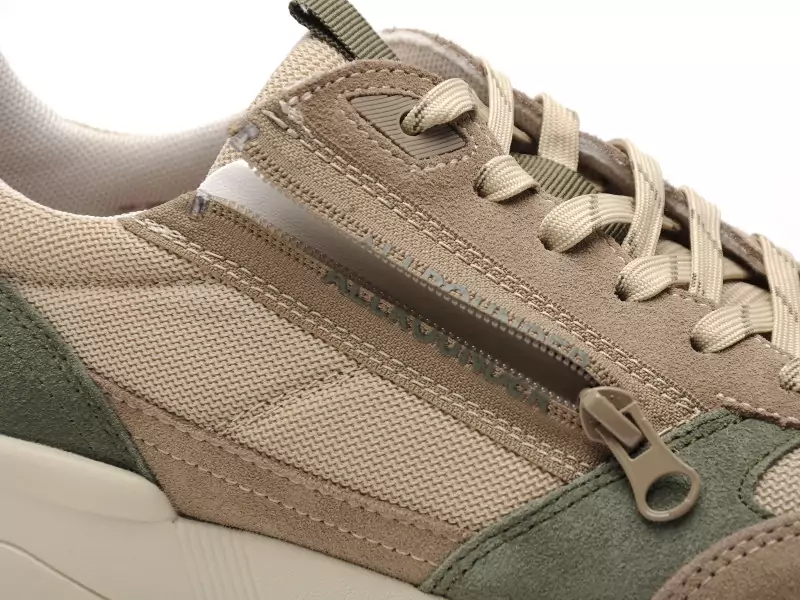  S029 P2008666 SCARMARO Beige Baskets Basses Homme