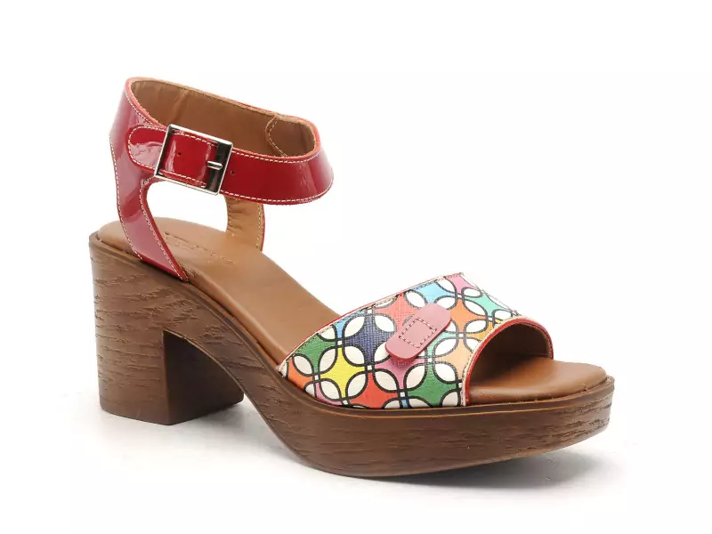 Nemonic 2371 Rouge Sandales à Talons Femme