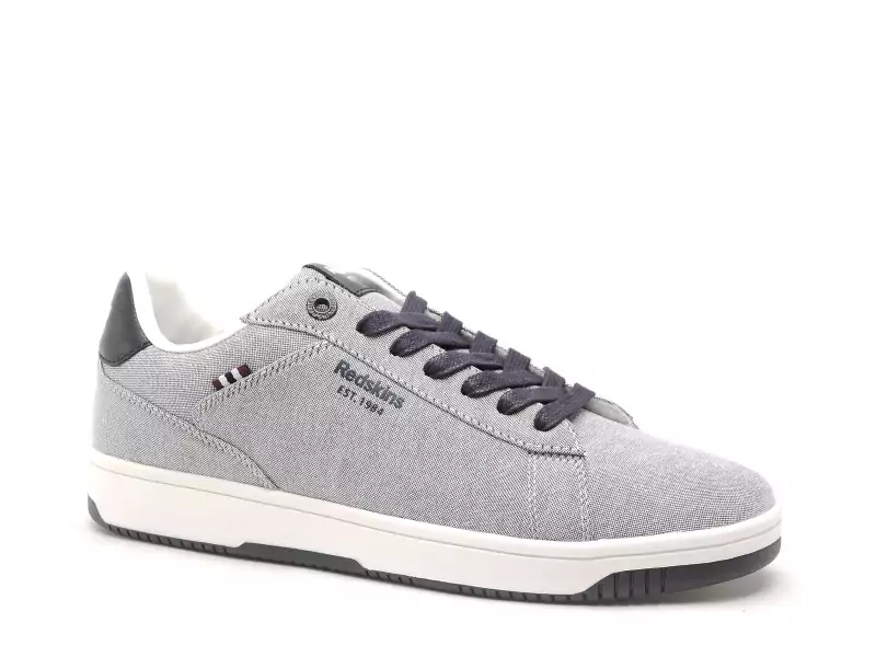 Redskins GUNRAN Gris Baskets Basses Homme