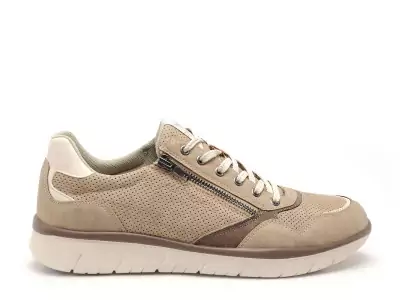 M026 P2008728 MAJESTRO Beige Baskets Basses Homme