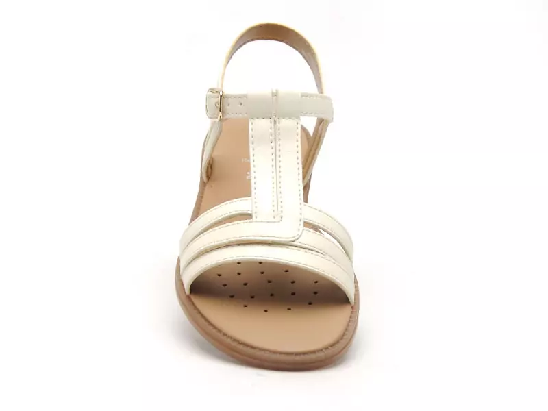 Geox J SANDALE KARLY FILL J6535B Blanc Sandales Fille
