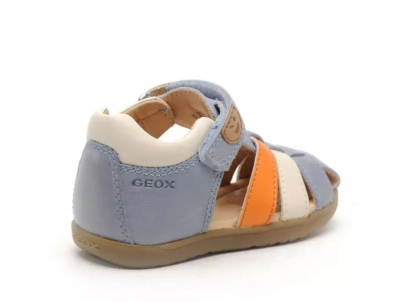 Geox B SANDAL MACCHIA BOY Bleu Bébé Garçon