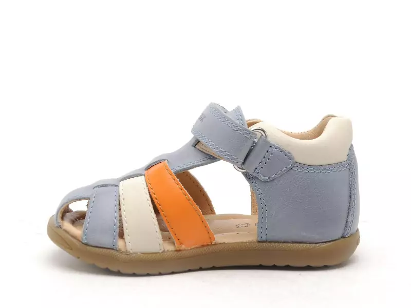 Geox B SANDAL MACCHIA BOY Bleu Bébé Garçon