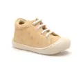 Naturino 0E13 NATURINO COCOON SUEDE PR.GLITTER FLOWER Jaune Bébé Fille