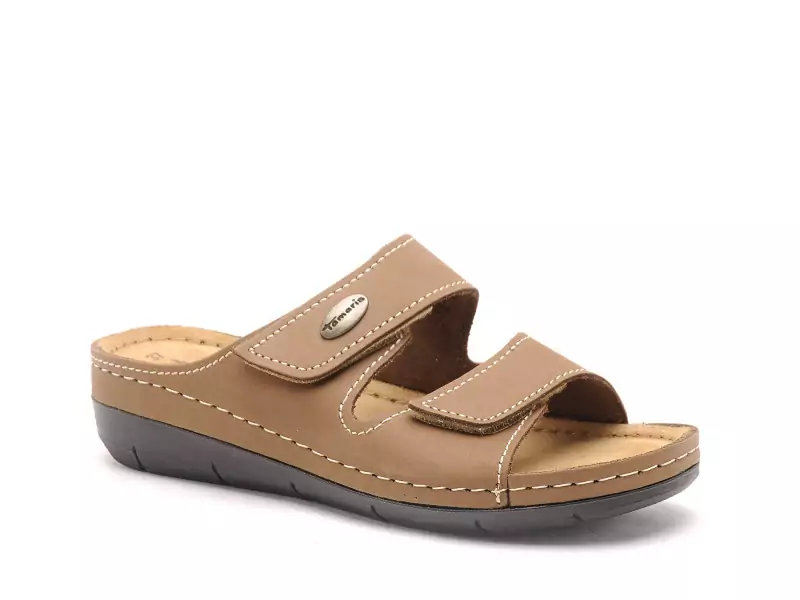 Tamaris 27510 41 Beige Mules et Sabots Plats Femme