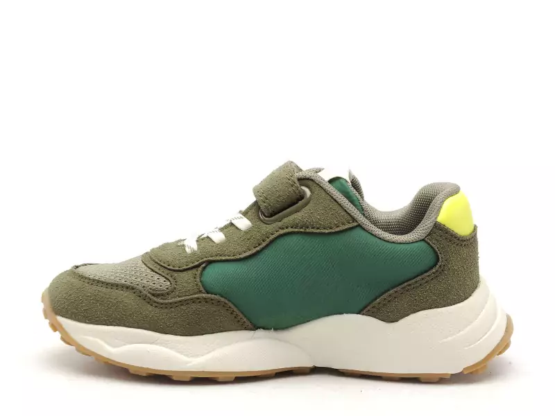 SJ 644613 Kaki Baskets Basses Garçon