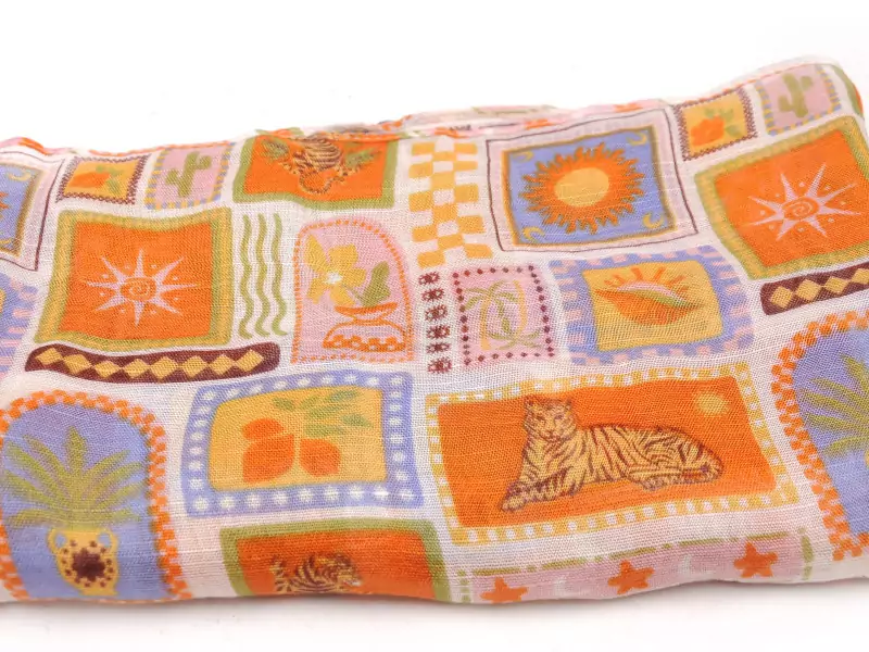  FOULARD PCMIRANDI SQUARE SCARF BC Beige Foulards - Echarpes Femme