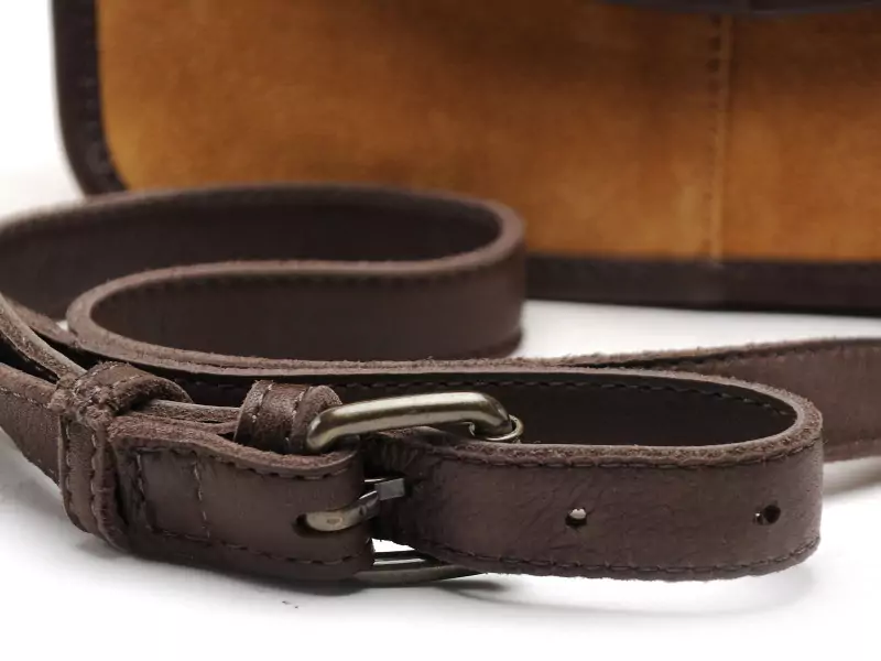  SAC PCGUKKA SUEDE CROSS BODY FC Marron Sacs Femme