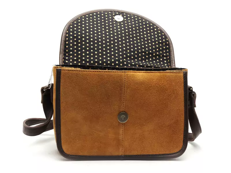  SAC PCGUKKA SUEDE CROSS BODY FC Marron Sacs Femme