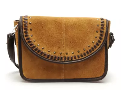 SAC PCGUKKA SUEDE CROSS BODY FC Marron Sacs Femme