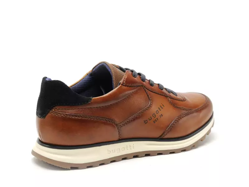 Bugatti 335A021P4000 Marron Baskets Basses Homme