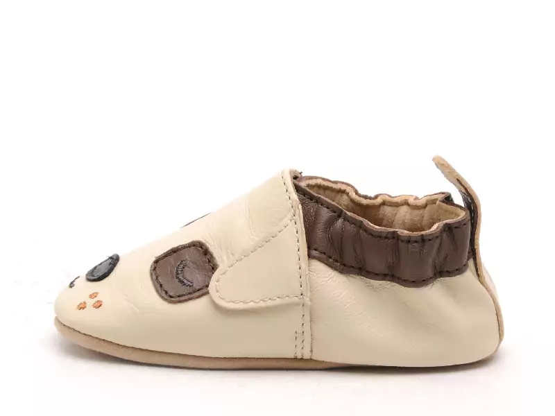 Bopy CHAUSSONS BEBE DADOG Beige Chaussons Bébé