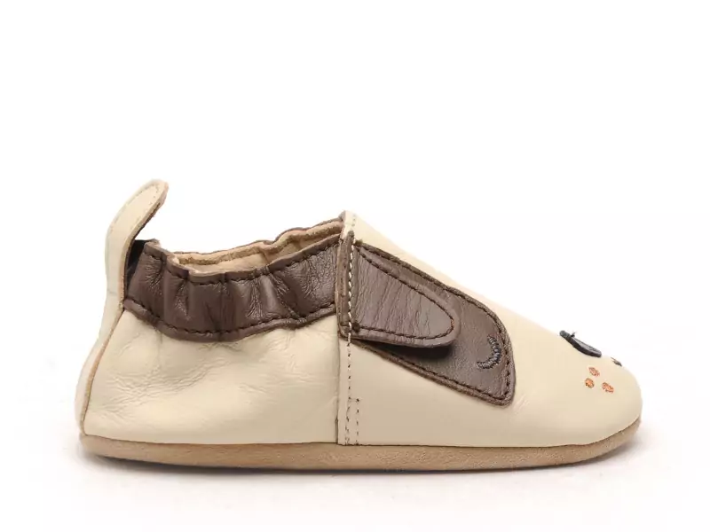 Bopy CHAUSSONS BEBE DADOG Beige Chaussons Bébé
