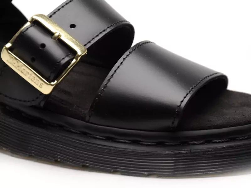 Dr Martens GRYPHON STRAP SANDAL Noir Sandales Plates Femme