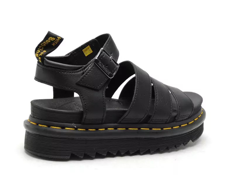 Dr Martens BLAIRE Noir Sandales à Talons Femme