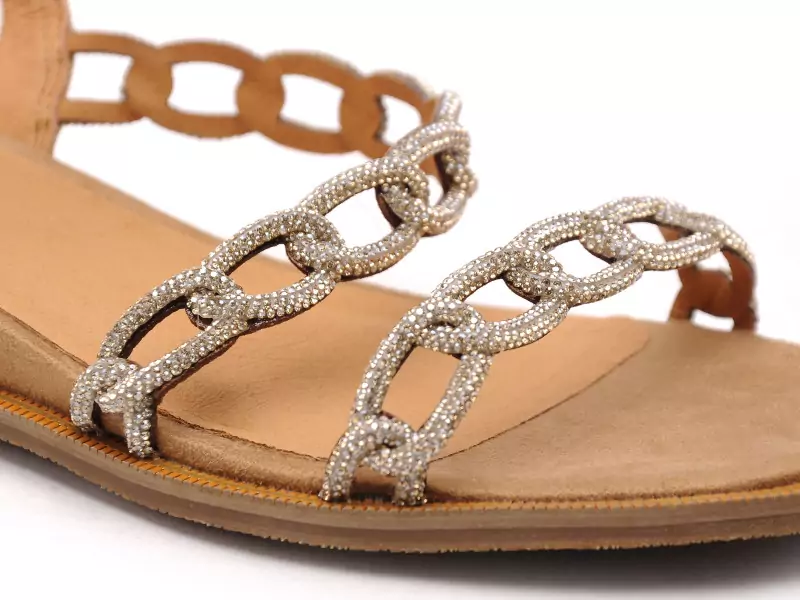 Mamzelle OMEGA Beige Sandales à Talons Femme