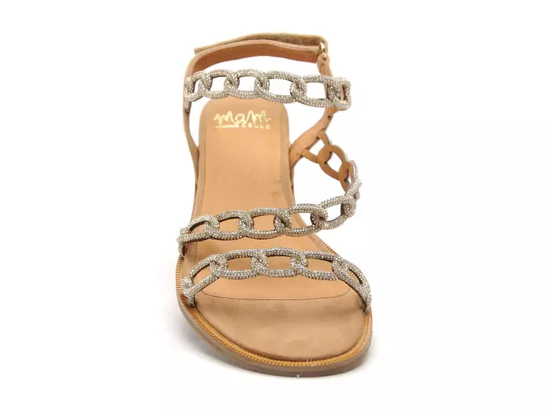 Mamzelle OMEGA Beige Sandales à Talons Femme