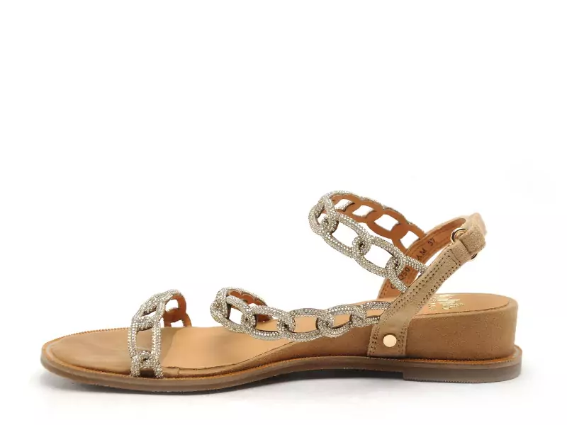 Mamzelle OMEGA Beige Sandales à Talons Femme