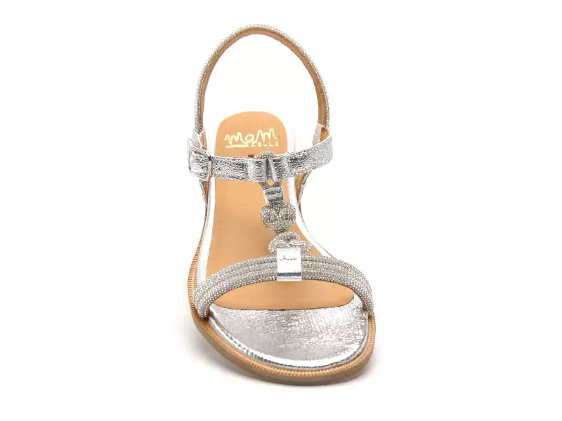 Mamzelle OKAPI Argent Sandales à Talons Femme