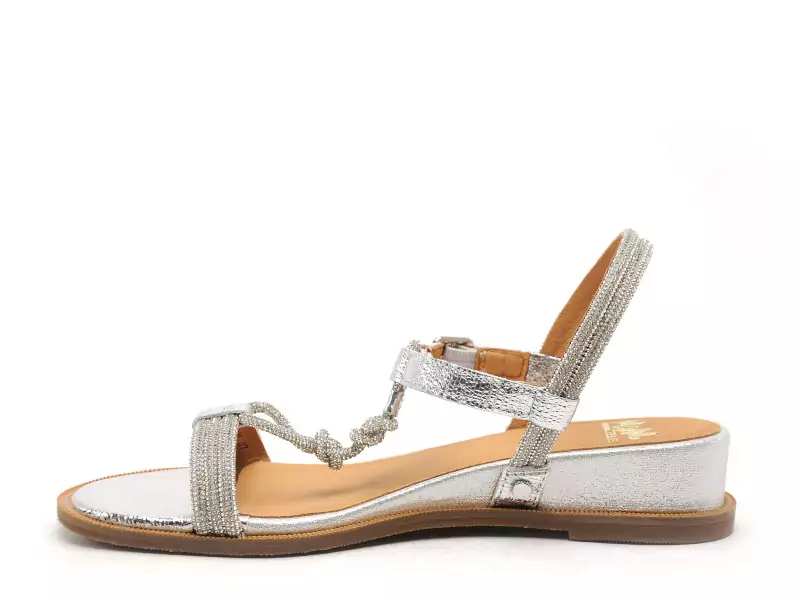Mamzelle OKAPI Argent Sandales à Talons Femme