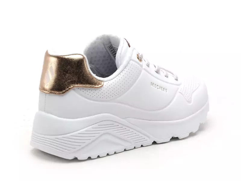 Skechers 310384L UNO LITE Blanc Baskets Basses Fille