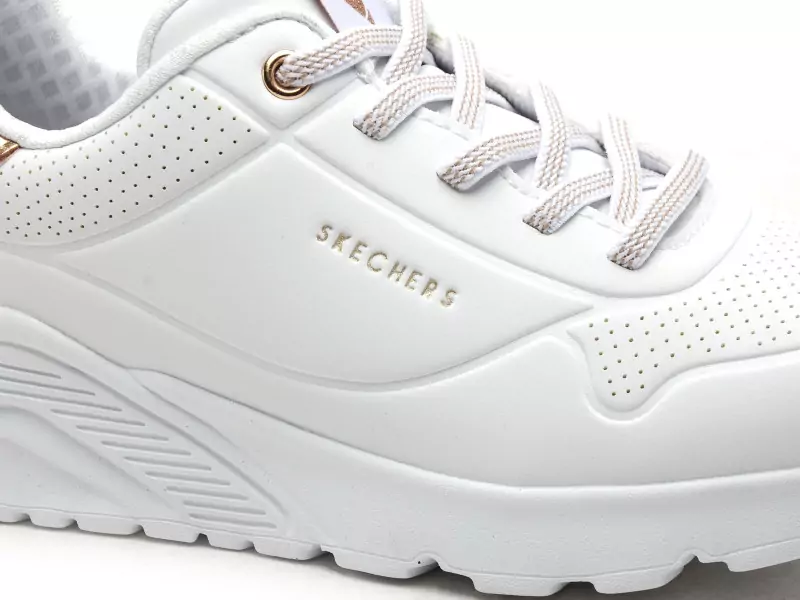 Skechers 310384L UNO LITE Blanc Baskets Basses Fille