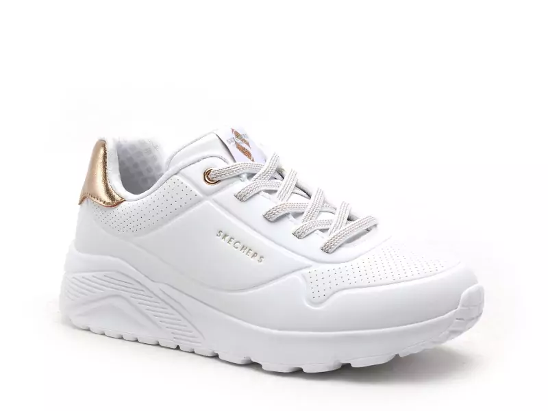 Skechers 310384L UNO LITE Blanc Baskets Basses Fille