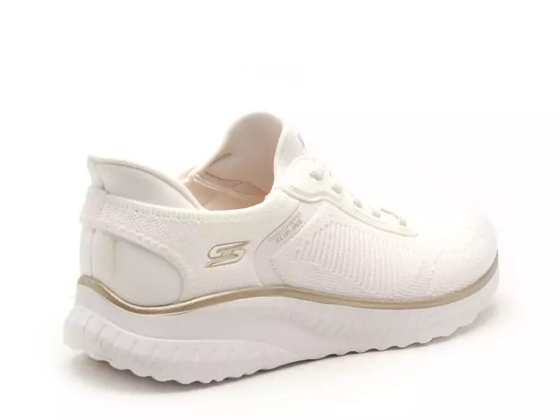 Skechers 117497 BOBS Blanc Baskets Basses Femme