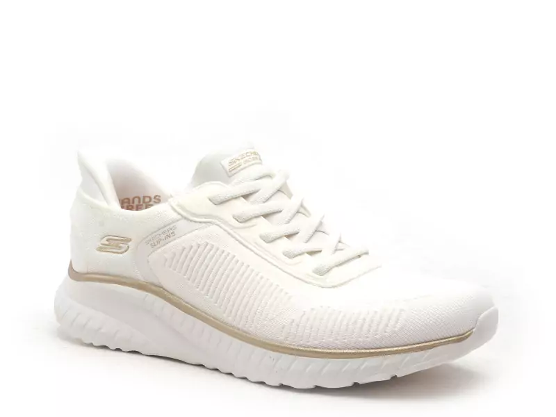 Skechers 117497 BOBS Blanc Baskets Basses Femme