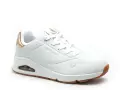 Skechers 177094 UNO Blanc Baskets Basses Femme