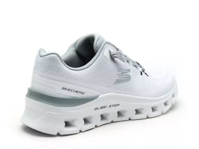 Skechers 233132 GLIDESTEP Blanc Baskets Basses Homme