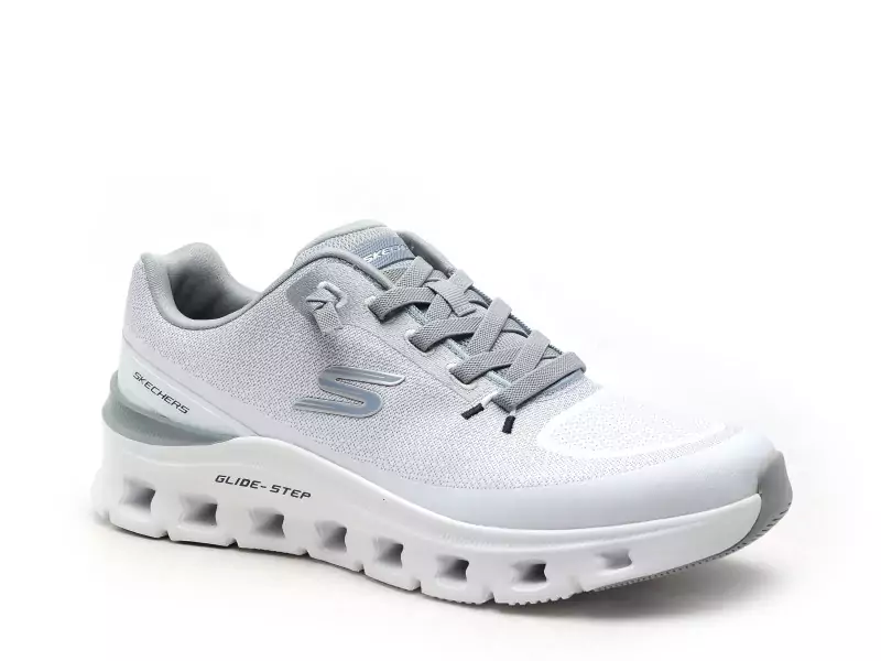 Skechers 233132 GLIDESTEP Blanc Baskets Basses Homme