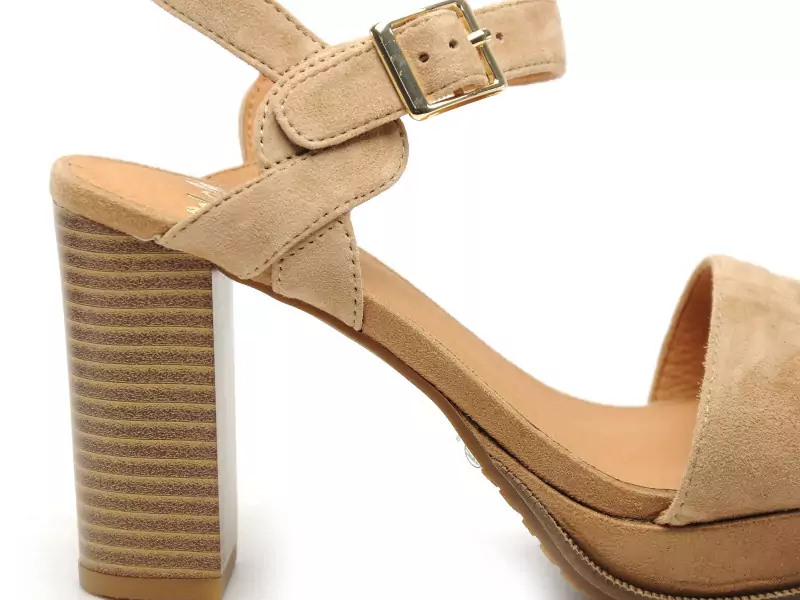 Mamzelle JAIN Beige Sandales à Talons Femme