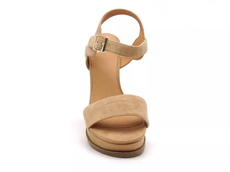 Mamzelle JAIN Beige Sandales à Talons Femme