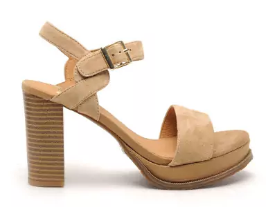JAIN Beige Sandales à Talons Femme