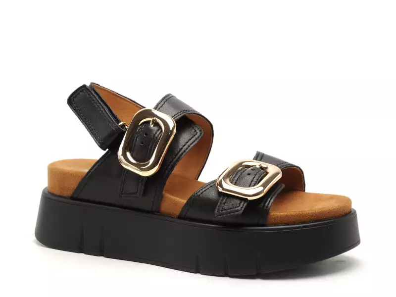 Mamzelle USUFI Noir Sandales à Talons Femme