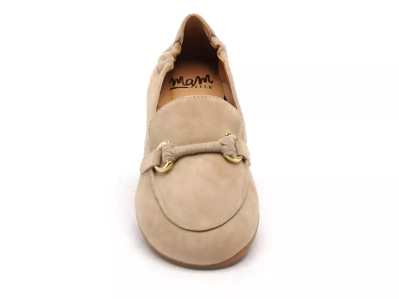 Mamzelle ZOUMI Beige Mocassins Femme