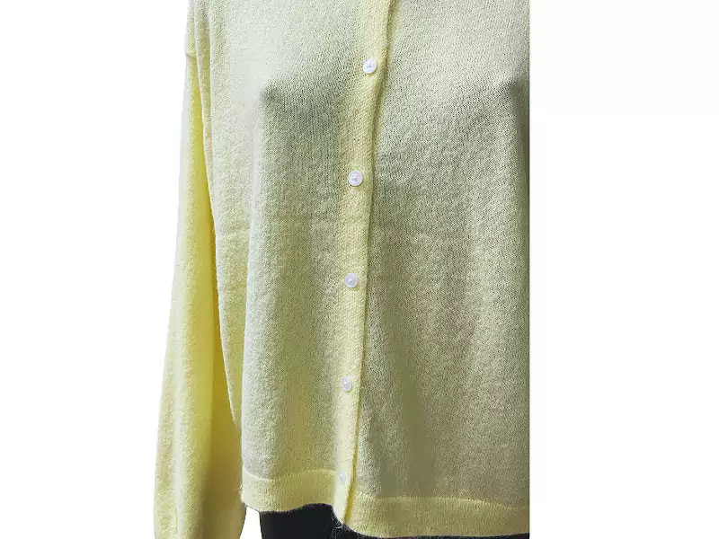 Pieces Gilet Jaune NAOMI Pulls et Gilets Femme