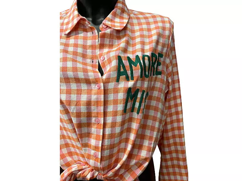 Pieces Chemisier Orange ALIZE Chemisiers et Tuniques Femme