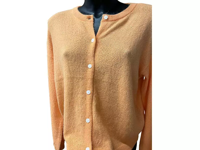 Pieces Gilet Orange NAOMI Pulls et Gilets Femme