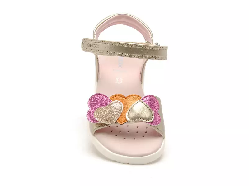 Geox J SANDAL JOYFOOT GIR J65P1D Or Sandales Fille