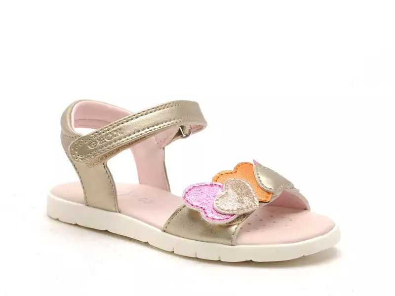 Geox J SANDAL JOYFOOT GIR J65P1D Or Sandales Fille