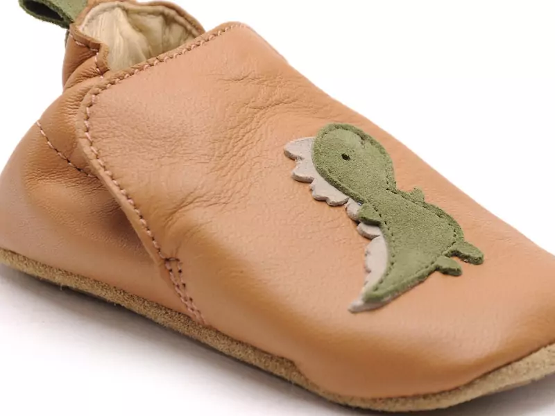 Bellamy Chaussons Bébé VALENTINES LEDINO Marron Chaussons Bébé