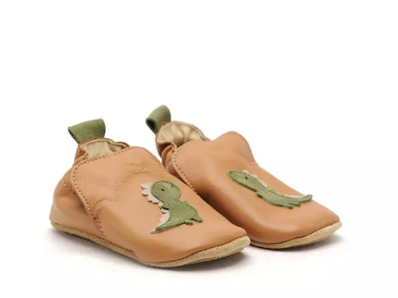 Bellamy Chaussons Bébé VALENTINES LEDINO Marron Chaussons Bébé