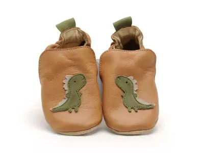 Chaussons Bébé VALENTINES LEDINO Marron Chaussons Bébé
